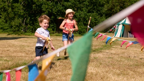 Fun on the plain at Sissinghurst Castle Garden